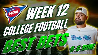 College Football Picks Week 12 2023  FREE CFB Best Bets Predictions and Player Props [upl. by Rana]