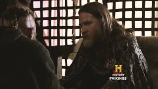 VIKINGS Ep 108 Ragnar Meets King Horik [upl. by Arymahs495]