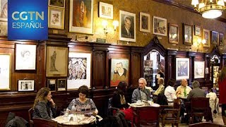 Café histórico y emblemático de Buenos Aires  El Café “Tortoni” [upl. by Adaha]