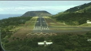 DO NOT overrun this runway Sao Jorge Azores [upl. by Zosema10]