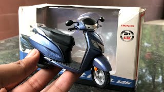 Mini Honda Activa 125 Diecast Model Unboxing  Honda Merchandise [upl. by Haletky]