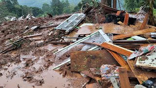 Deslizamento causa ao menos seis mortes no interior de Gramado [upl. by Nij]