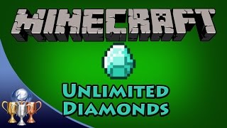 Minecraft PS4 Unlimited Diamonds Glitch Also works with all block IronGold etc [upl. by Eigla339]