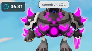 Speedrunning Void Mech with this Strategy lol Roblox Bedwars [upl. by Olympias]