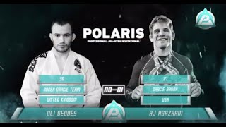 AJ AGAZARM VS OLIVER GEDDES  Full BJJ Match  POLARIS 1 [upl. by Dreher]