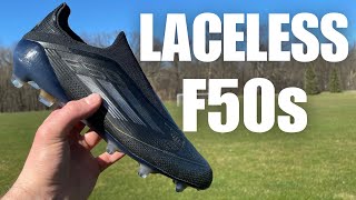 UNRELEASED Laceless Adidas F50  ON FOOT REVIEW [upl. by Eigriv]