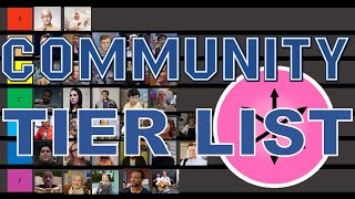 Community Character Tier List 34 CHARACTERS [upl. by Sylado]