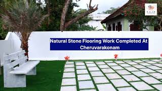 Natural stone landscaping completed Cheruvarakonam [upl. by Fairman990]