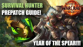 Survival Hunter Prepatch Guide Talents Rotation And More [upl. by Rothwell]