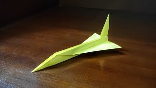 How to make a paper Origami Concorde Easy step by step [upl. by Gilder]