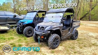 2021 CFMOTO UFORCE 800 1st Trail Ride Test amp Review at Mud Park [upl. by Rebmyt]