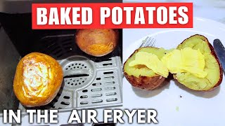 Air Fryer Baked Potatoes Easy Jacket Potatoes cooking airfryer recipe [upl. by Roman178]