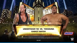 WWE 2k24  Dream Match  Undertaker vs Yokozuna  Casket Match [upl. by Nayr]