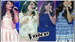 GIULIA SONCINI  Fascinação One Last Time We Dont Talk Anymore Ave Maria The Voice Kids [upl. by Matthia]