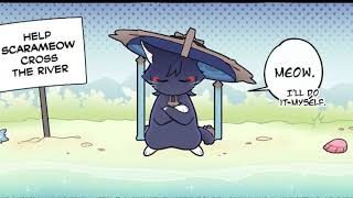 Help Scaramouche Cat Cross the River Genshin Comic Dub [upl. by Elyod]