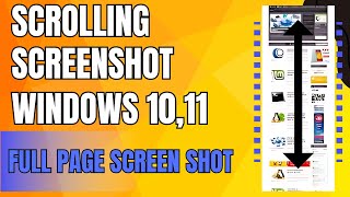 How To Take Scrolling Screenshot In Windows 10  Full Webpage Screenshot  Full Page screenshot [upl. by Henley589]