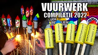 VUURWERK COMPILATIE 2022 [upl. by Htabazile]