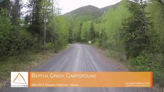 Bertha Creek Campground Seward Highway Alaska [upl. by Hailat]