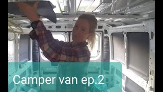 CAMPER VAN REISEN EP2  BYGGE FRA VAREBIL TIL CAMPER [upl. by Hajidahk]