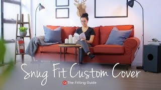 How to Install Snug Fit Covers  Comfort Works Sofa Covers [upl. by Campman471]