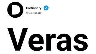 Veras Meaning In English [upl. by Gordan]