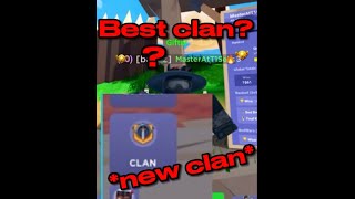 So I made a rare clan😳🗣️🔥🤑⚔️⚔️Roblox Bedwars⚔️ [upl. by Casimire]