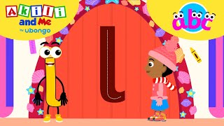 LETTER L Adventures ABC learning for toddlers  Learn and Play with Akili and Me [upl. by Mehetabel]