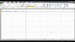 Create a Bookkeeping Spreadsheet using Microsoft Excel  Part 1 [upl. by Ahseiym]