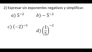 Clase 2 Cómo expresar un número sin exponentes negativos Nivel 1 Mica [upl. by Dnomyaw]