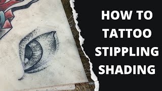 How To Do Stippling Shading [upl. by Aihcila]