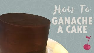 How To Ganache A Cake with the ProFroster  Cherry Basics Tutorial [upl. by Allac]