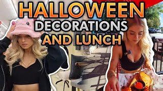 Buying Halloween Decor and Lunch spookyseason [upl. by Esinel]