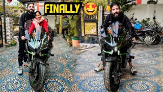 Finally Apni New Superbike Ninja H2 Ki Ghar Pahuch Kar Unboxing Kar Hi Di 😍 [upl. by Eceined]