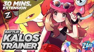 Battle Kalos Trainer Arrangement 30 min extension ► Pokémon X amp Y [upl. by Eizdnil]