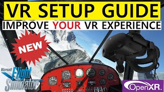 MSFS BEST VR SETTINGS GUIDE 2022 HP REVERB G2  SET and FORGET [upl. by Marcille]