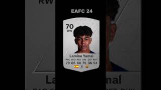 Lamine Yamal in EAFC 24 prediction like subscribe [upl. by Adnoel]