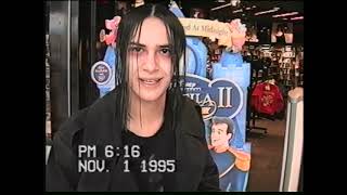 1995 GOTH Tries to Catch Shoplifters  TOYS R US SAM GOODY COMP USA SUNCOAST  Crossroads Mall [upl. by Ahsatniuq]