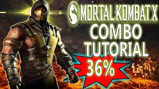 Mortal Kombat X SCORPION Hellfire NEW Combo Guide [upl. by Sven164]