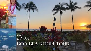 Travel With Me to Kauai 🌺 Hotel Room Tour at Koa Kea Resort Day 1 [upl. by Nissensohn]