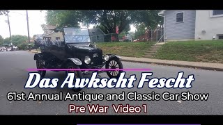 2024 Das Awkscht Fescht Ford Model T and Cadillac V12 Start Up 1932 Olds and Pontiac and More [upl. by Leora]