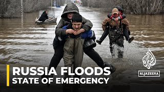 Russia floods More than 10000 homes submerged in the Urals [upl. by Deborath817]