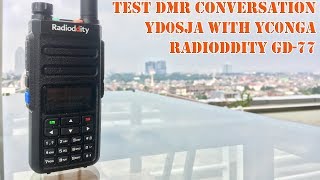 HAM Radio Test DMR Conversation with Radioddity GD77 [upl. by Ikcin102]