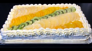 LE GÂTEAU D’ANNIVERSAIRE MULTI FRUITS SANS CUISSON FAÇON CHARLOTTE [upl. by Mcfarland]