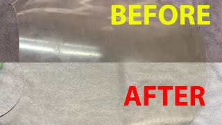 Amazing Motorcycle Windscreen Restoration How to use the wrong products to have the right results [upl. by Nhguahs]