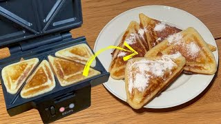 MAKE CAKE IN A SANDWICH MAKER  5 minutes Cake in a Sandwich Maker  Sandwich toaster tea cakes [upl. by Jodoin]