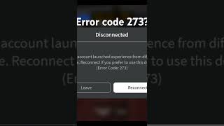 Error code 273 is real WHY NO COMMENTS ABOUT THIS [upl. by Fawcette87]