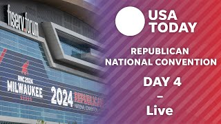 Watch RNC Day 4 Donald Trump Eric Trump Tucker Carlson Hulk Hogan set to speak [upl. by Eihs]