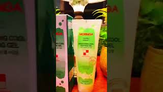 ❤️MORINGA❤️🌲BRIGHTENING COOL SOOTHING GEL🌲RELEXING SKIN CARE WITH ALOEVERA amp MORINGAExtremely [upl. by Tolmann]