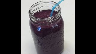 Nectarine Blueberry Banana Smoothie [upl. by Previdi]