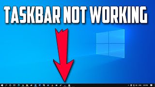 How To Fix Taskbar Not Working in Windows 10 [upl. by Meng]